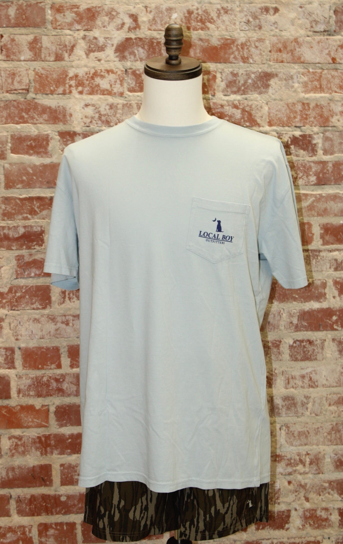 Chambray Mich Local SS Tee LOCAL BOY LOCAL BOY OUTFITTER