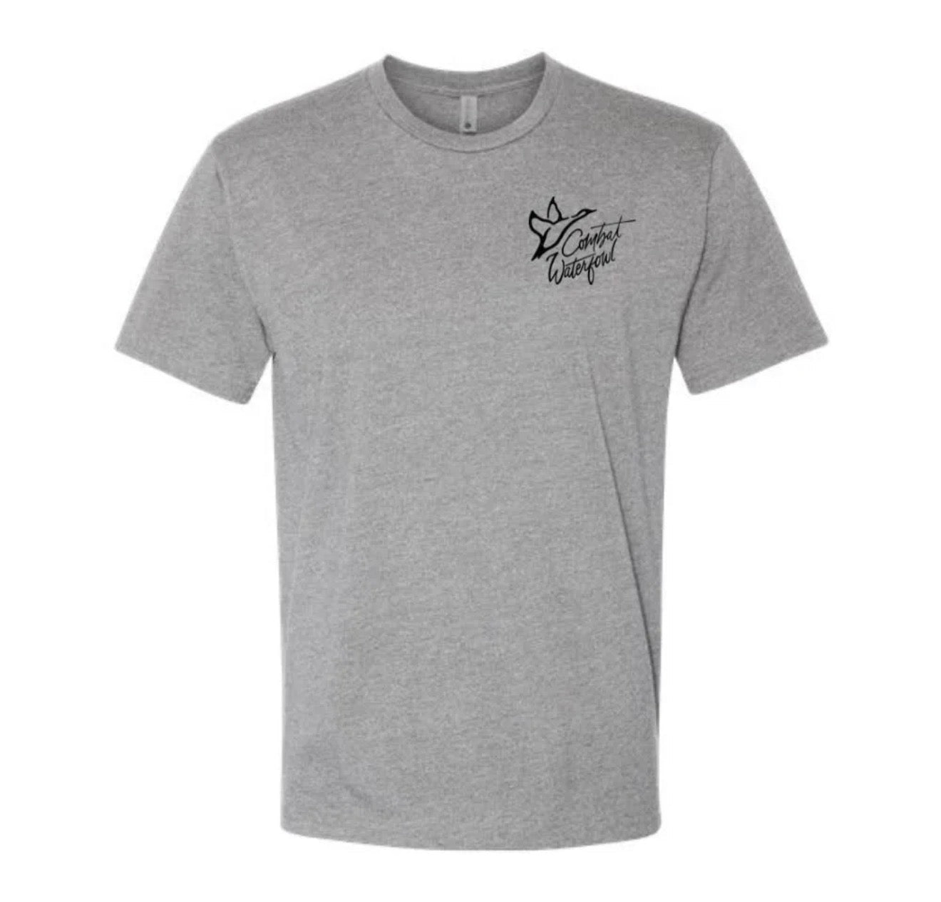 Combat Waterfowl Merganser Beer Label Tee COMBAT WATERFOWL