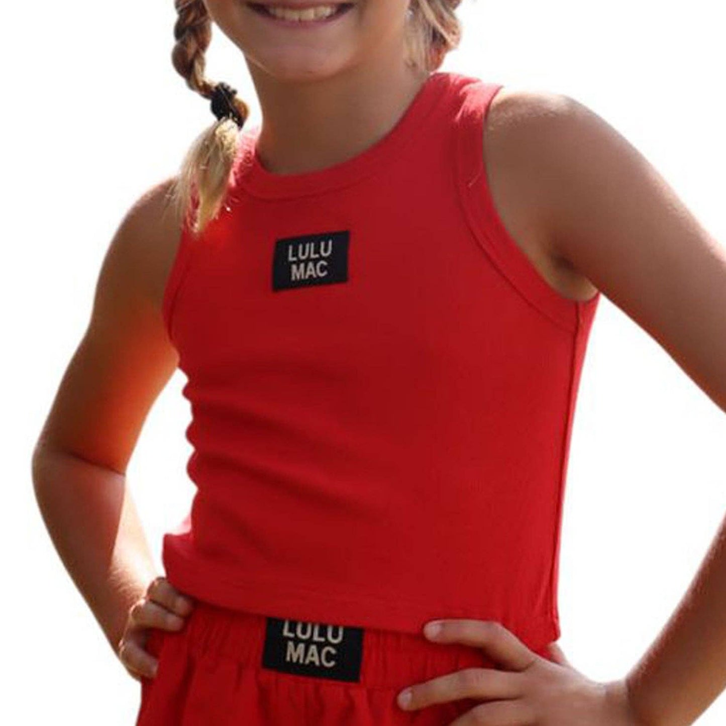 Girlie Girl Originals - LM-KTK-1000 RED KIDS SOLID TANK: RED / Youth Large Girlie Girl Originals