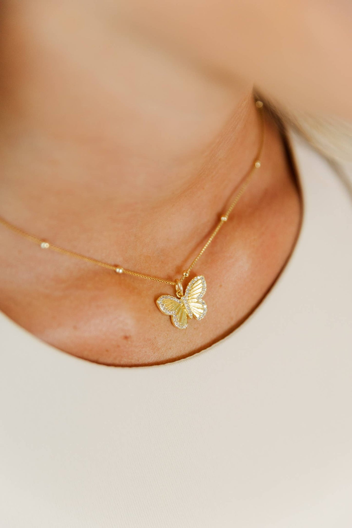 Taylor Shaye Designs - Laura Butterfly Necklace Taylor Shaye Designs