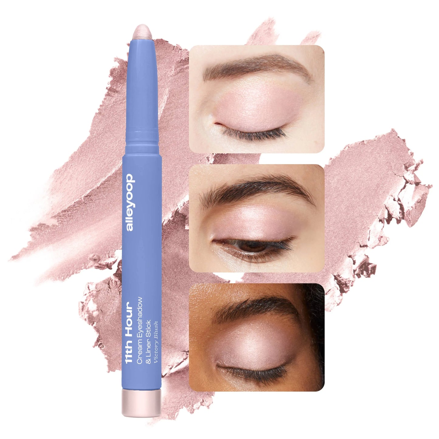 Alleyoop Makeup - 11th Hour Cream Eyeshadow & Liner Stick in Victory Blush Alleyoop Makeup