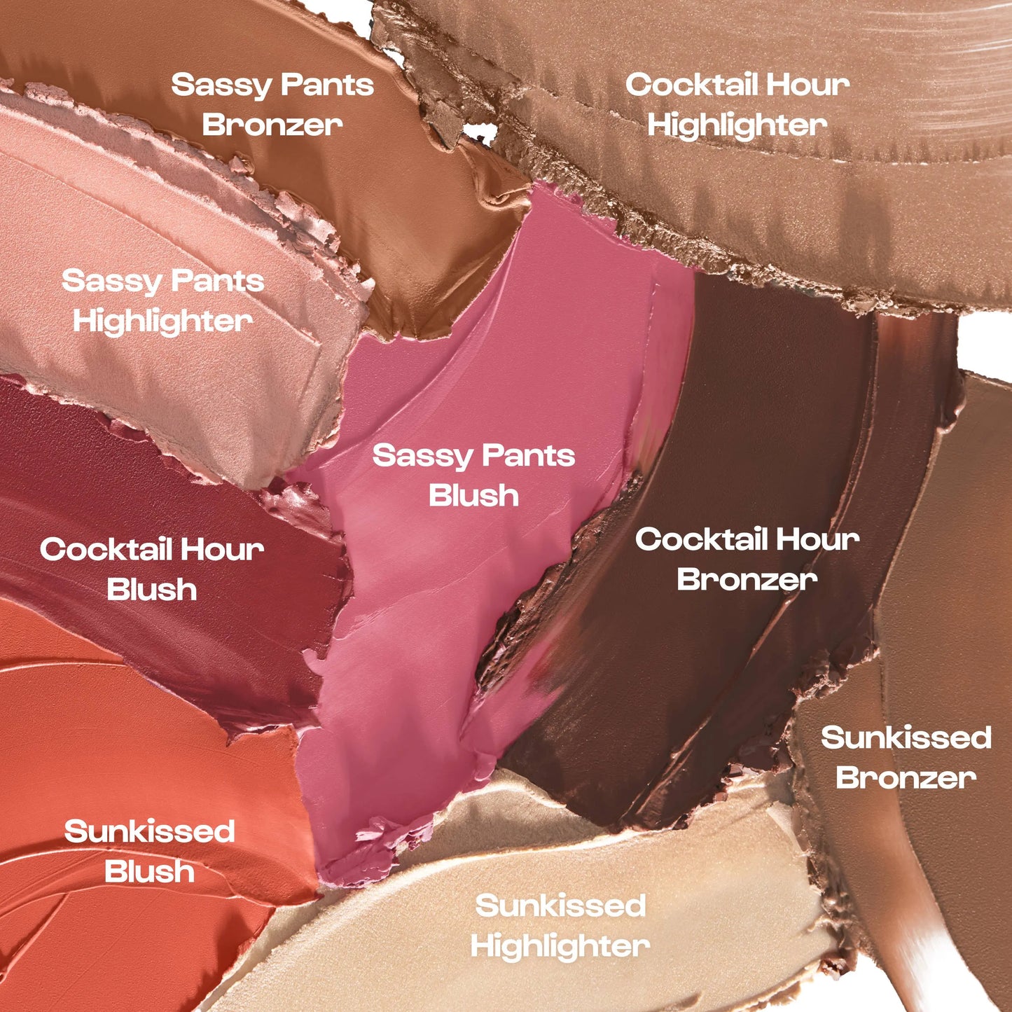 Alleyoop Makeup - Stack the Odds Blush/ Bronzer/ Highlighter in Cocktail Hour: Cocktail Hour Alleyoop Makeup