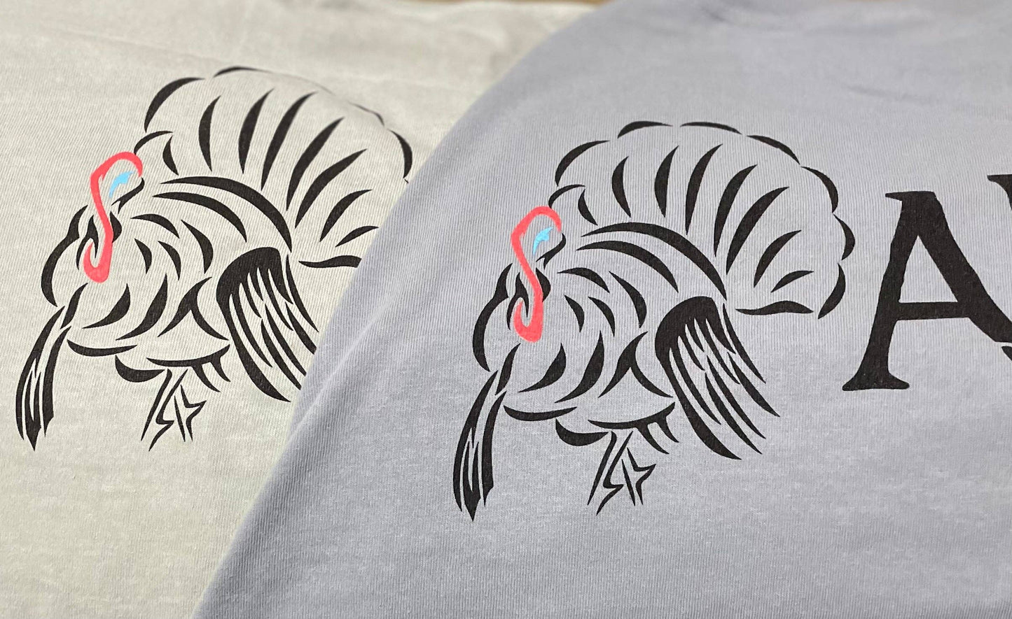 American Flyway Waterfowl - The Strutter Tee - Granite w/ Pocket: Small American Flyway Waterfowl