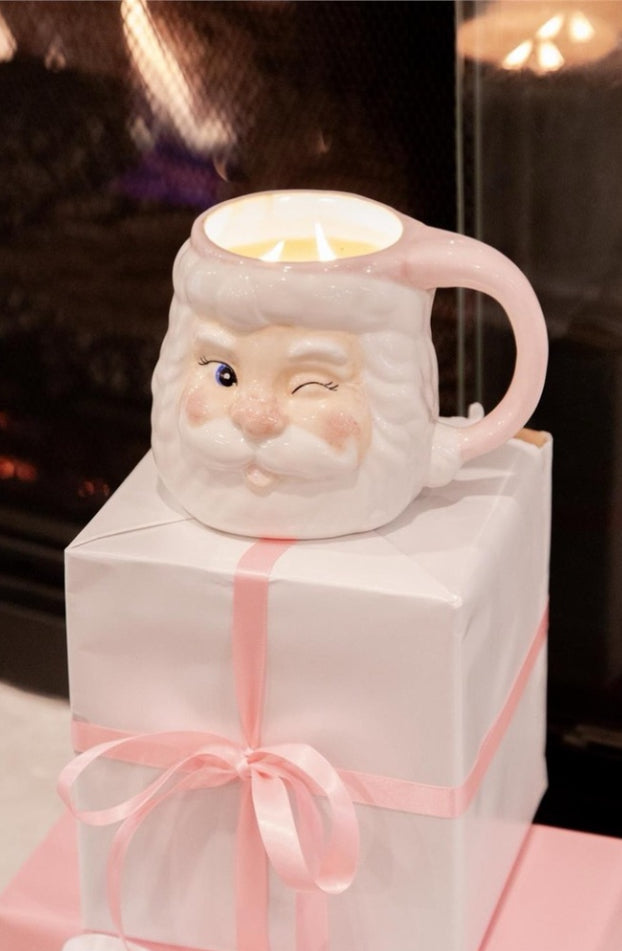 Sweet Grace Santa Mug Candle BRIDGEWATER CANDLE CO.
