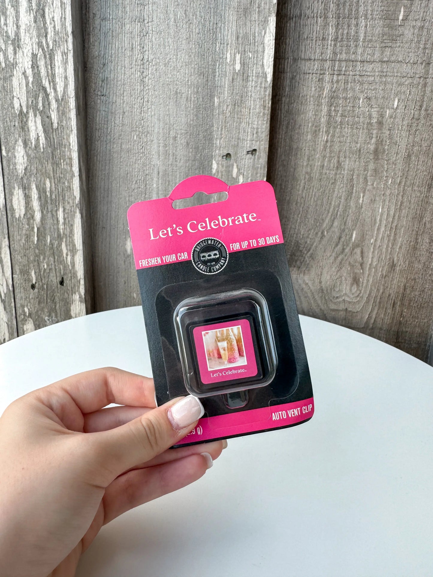 Auto Vent Clip -Sweet Grace & Let's Celebrate BRIDGEWATER CANDLE CO.