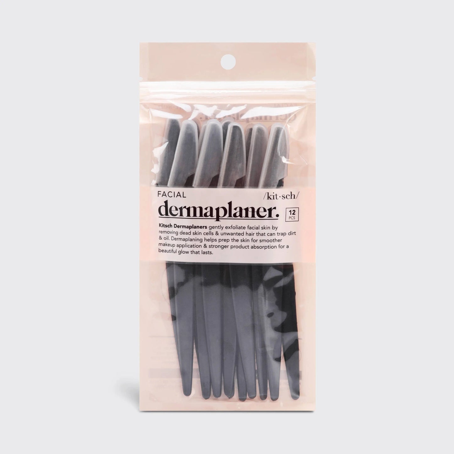 KITSCH - Dermaplaner 12 pack - Black KITSCH