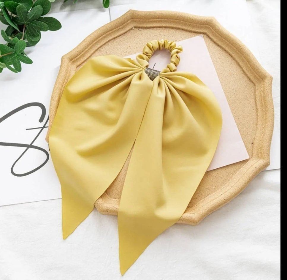 Diamond Bow Hair Tie Scrunchies ACCITY