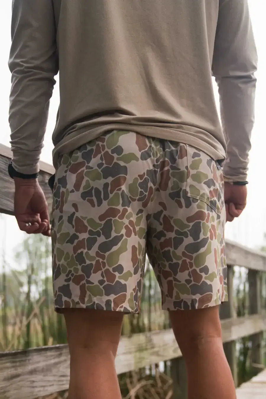 BURLEBO - Everyday Shorts - Driftwood Camo BURLEBO