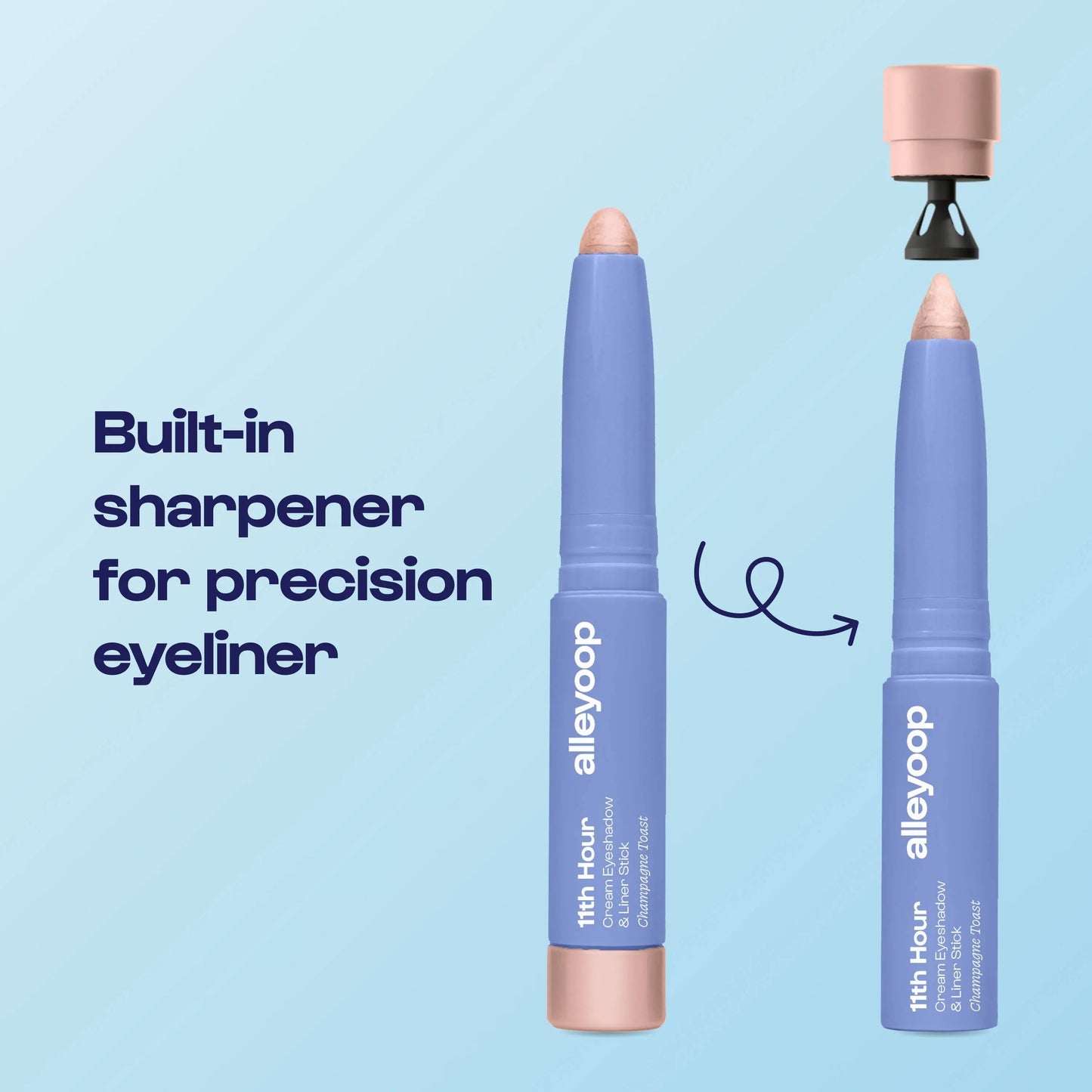 Alleyoop Makeup - Three Pointer Eye Trio- Mini 11th Hour Eyeshadow set Alleyoop Makeup