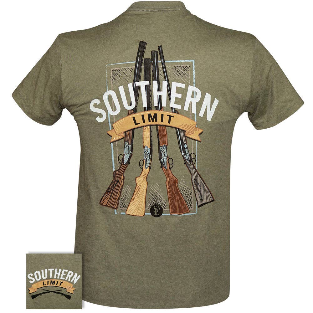 Girlie Girl Originals - SL-84 Southern Limit Southern Guns - Light Olive: Light Olive / Adult XX-Large Girlie Girl Originals