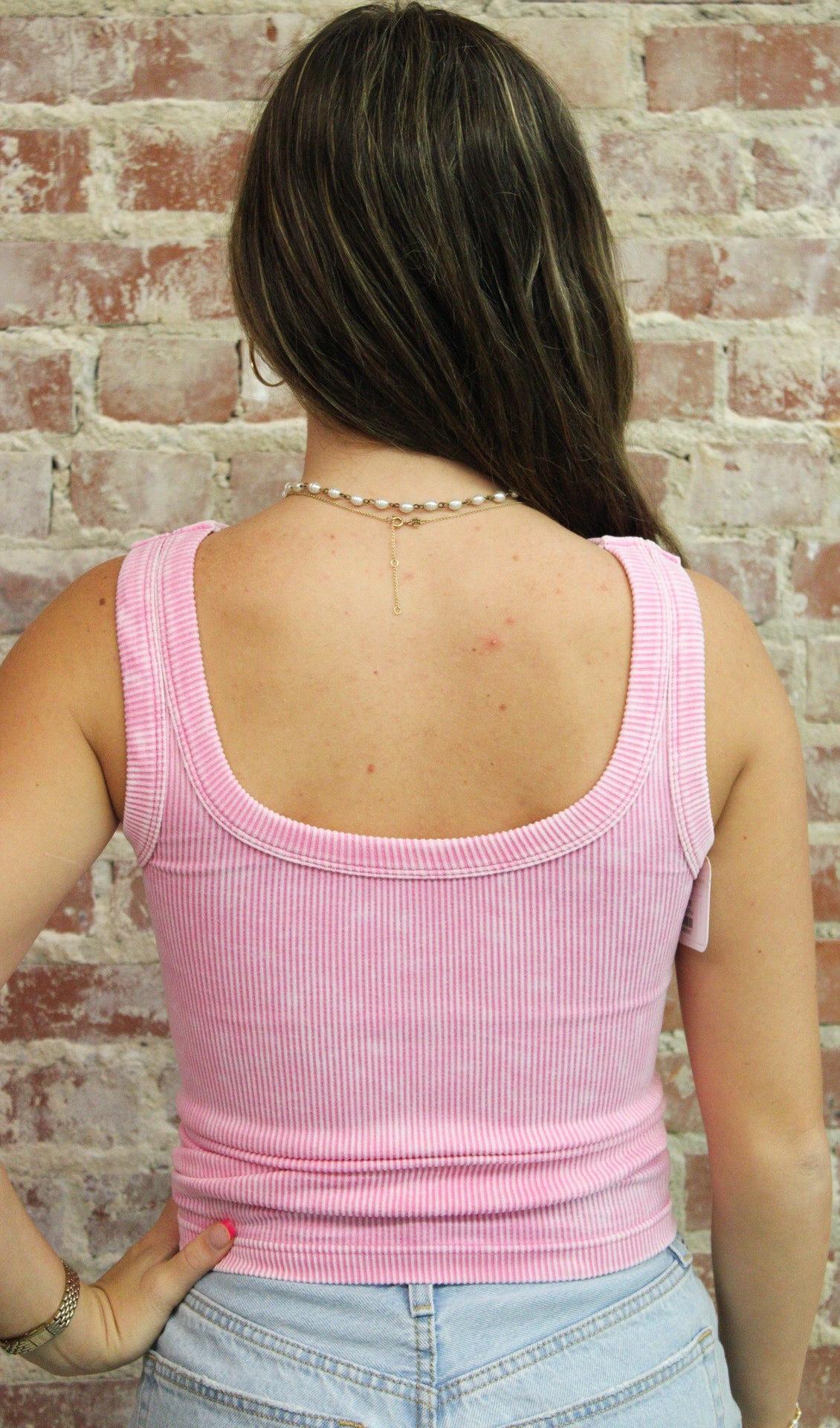 Zenana 2 Way Neckline Washed Ribbed Seamless Tank Top Zenana
