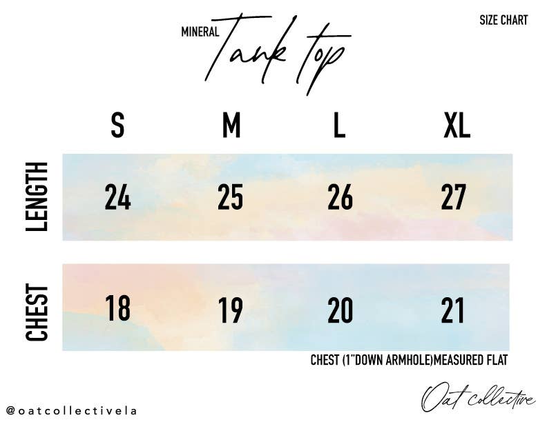 OAT COLLECTIVE - AMERICA PUFF Mineral Graphic Tank Top: MINERAL BLACK / X-LARGE OAT COLLECTIVE