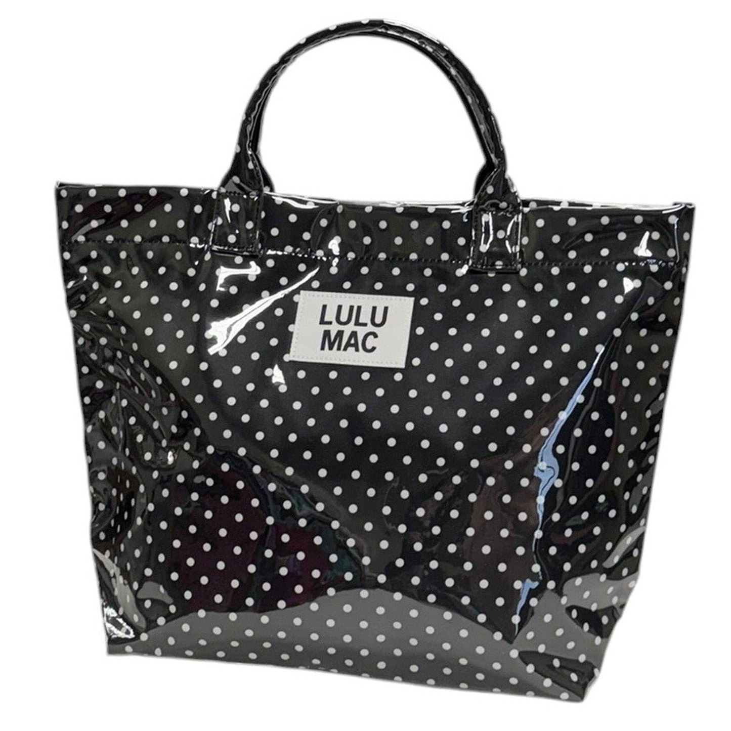 Girlie Girl Originals - LM-BG-1003 TOTE BAG BLACK/WHITE DOT Girlie Girl Originals
