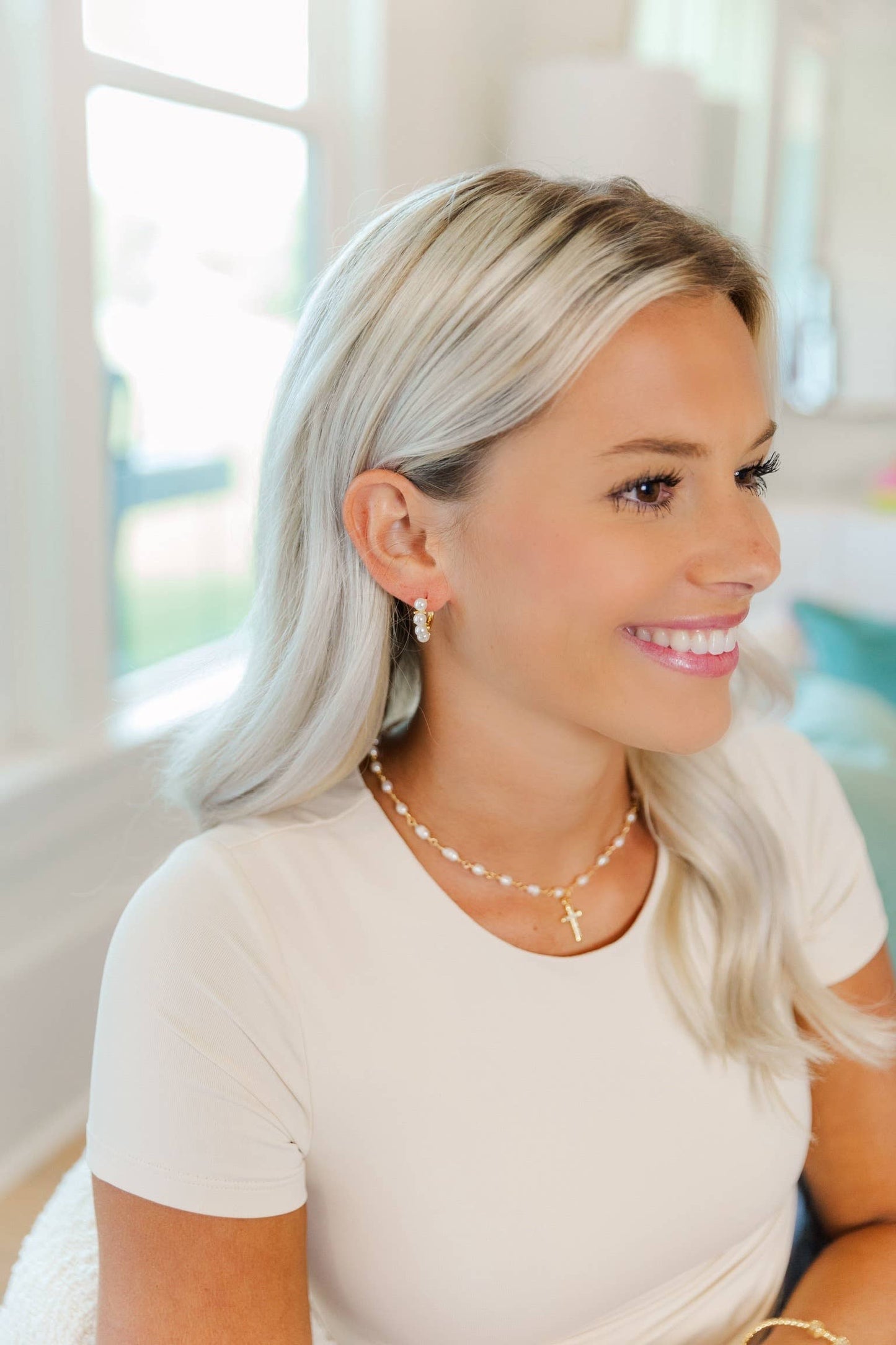 Taylor Shaye Designs - Jacee Cross Necklace Taylor Shaye Designs