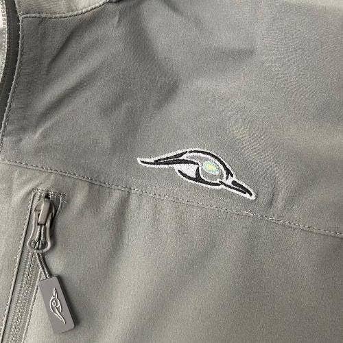 American Flyway Waterfowl - Grey Lightweight Rain Jacket: XLarge American Flyway Waterfowl
