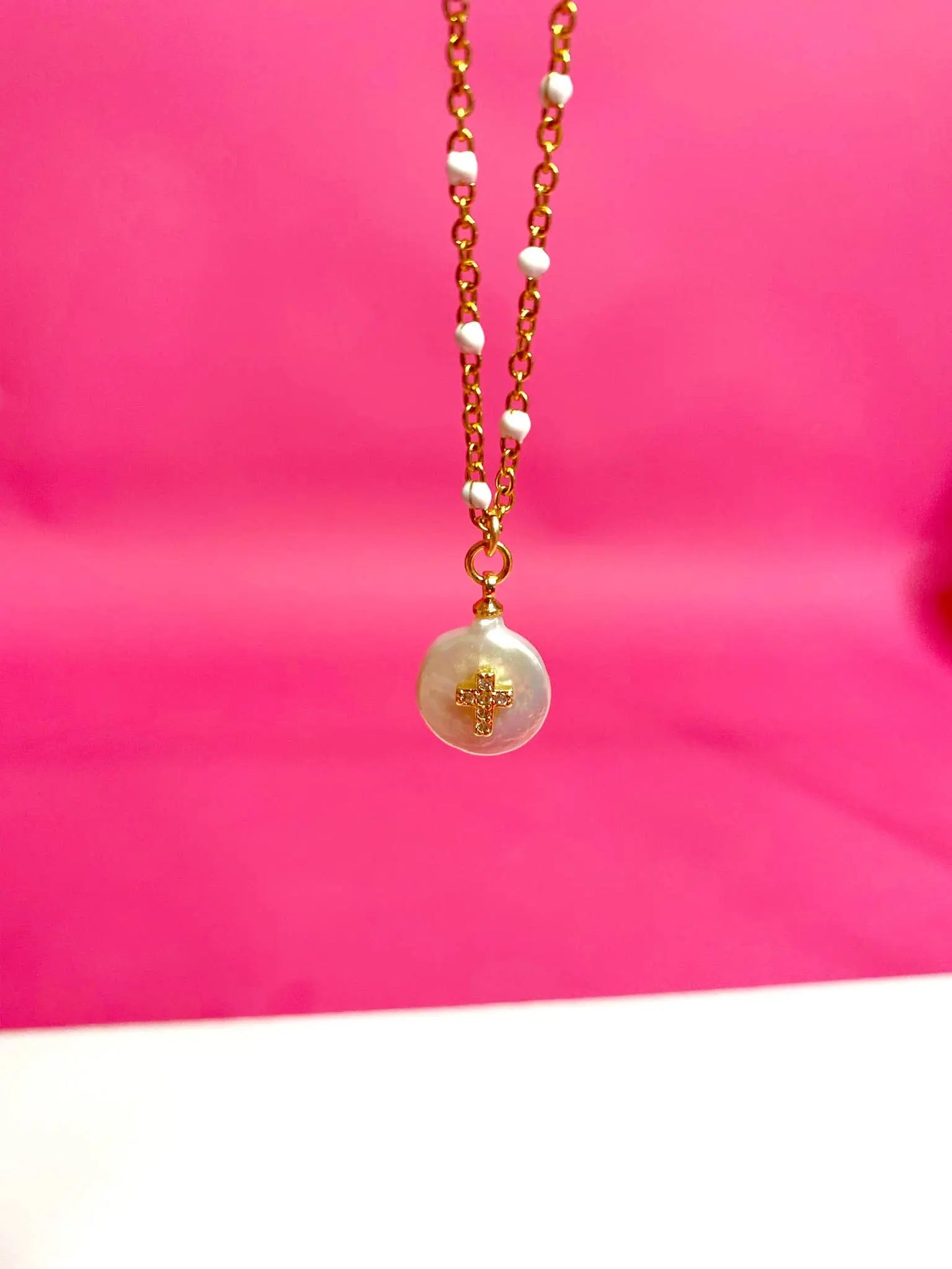 Taylor Shaye Designs - Madison Enamel Cross Necklace Taylor Shaye Designs