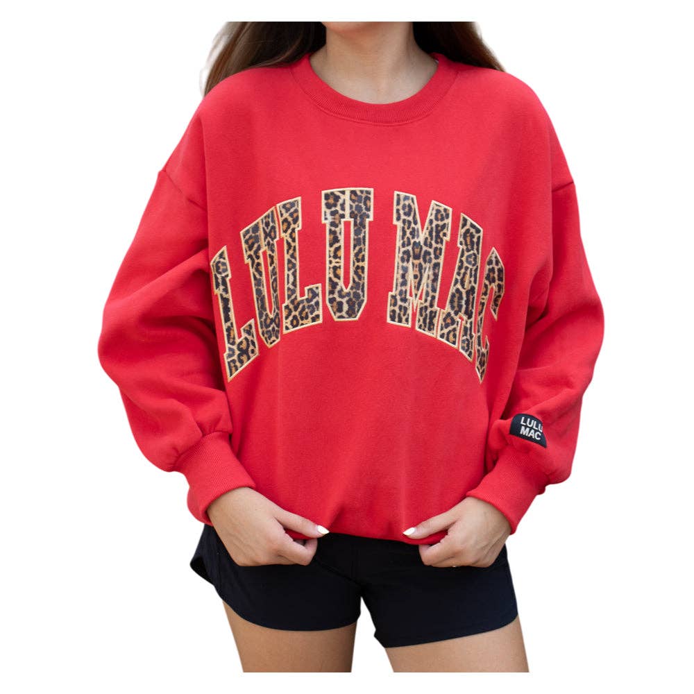 Girlie Girl Originals - LEOP-9571-RED: RED / Small Girlie Girl Originals