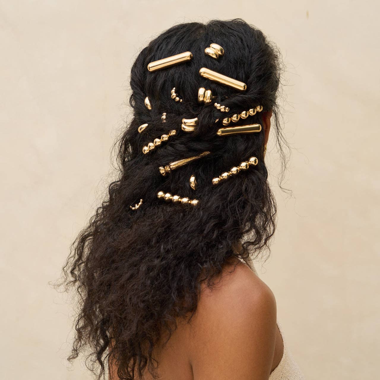 KITSCH - Gold Metal Pony Pins 3 pc Set KITSCH