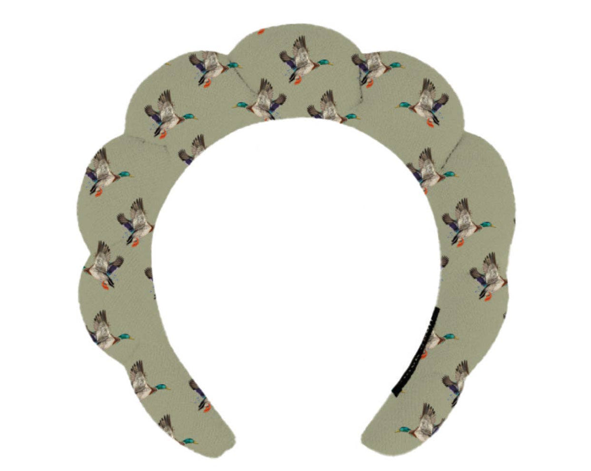The Front Porch Label - Green Duck “Get Ready With Me” Skincare Headband The Front Porch Label