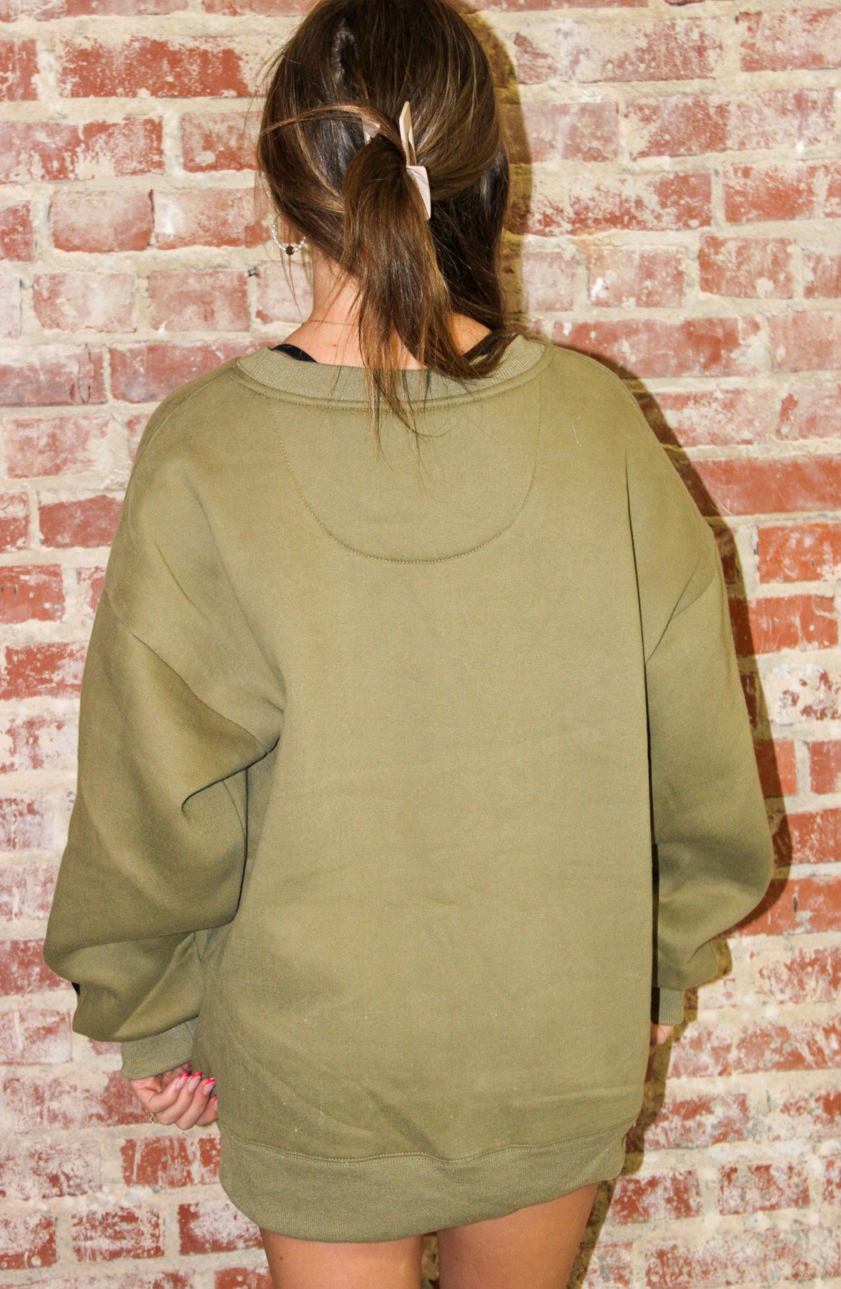 Lulu Mac Green Camo Sweatshirt Girlie Girl Originals