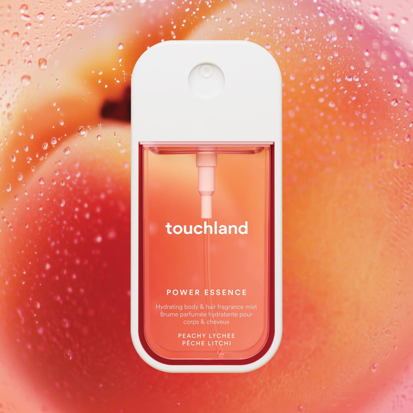 Touchland - Peachy Lychee Power Essence Body & Hair Fragrance Mist Touchland
