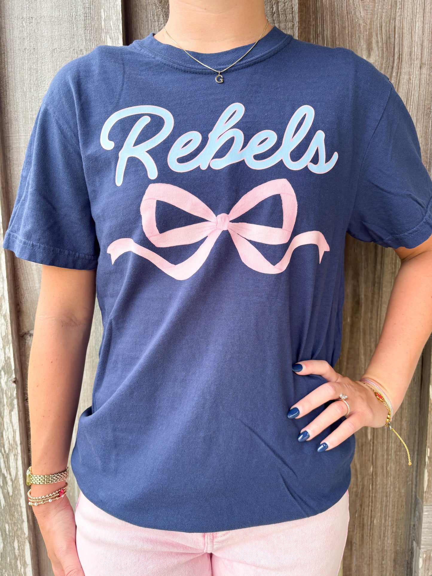 Rebels Coquette Bows Graphic Tee Gia Gifts Boutique