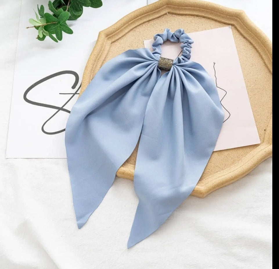 Diamond Bow Hair Tie Scrunchies ACCITY