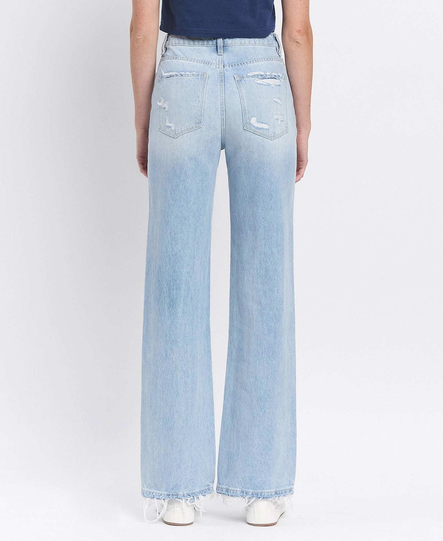 VERVET by FLYING MONKEY - 90'S VINTAGE SUPER HIGH RISE FLARE JEANS T5345: WESTERN PROMISE / 28 VERVET by FLYING MONKEY