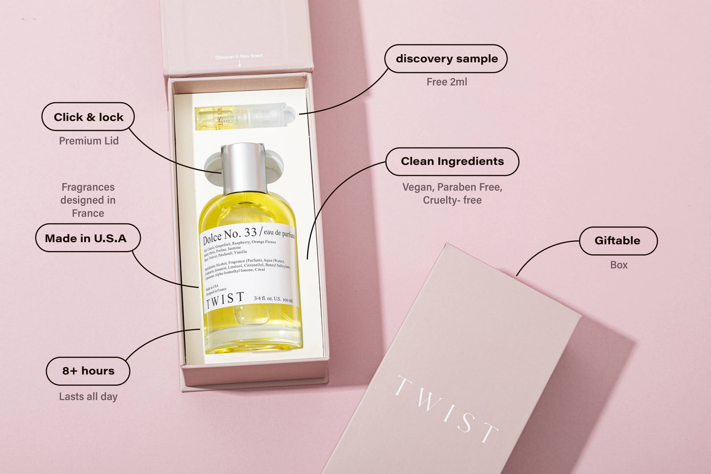 Twist Perfumes - Twist Dolce No. 33 Inspired by La Vie Est Belle Perfume Twist Perfumes