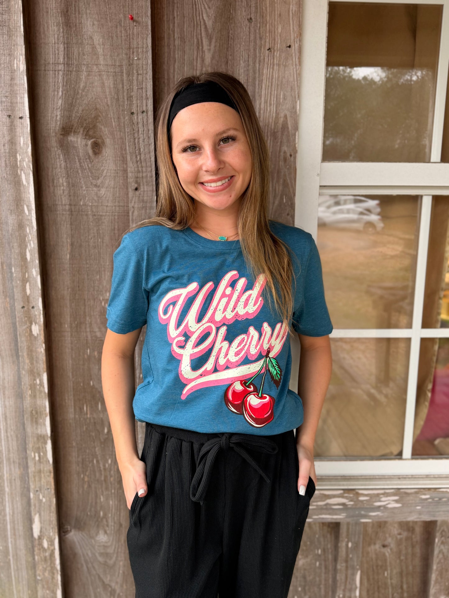 Lulu Mac Heather Dust Teal 176 Wild Cherry
