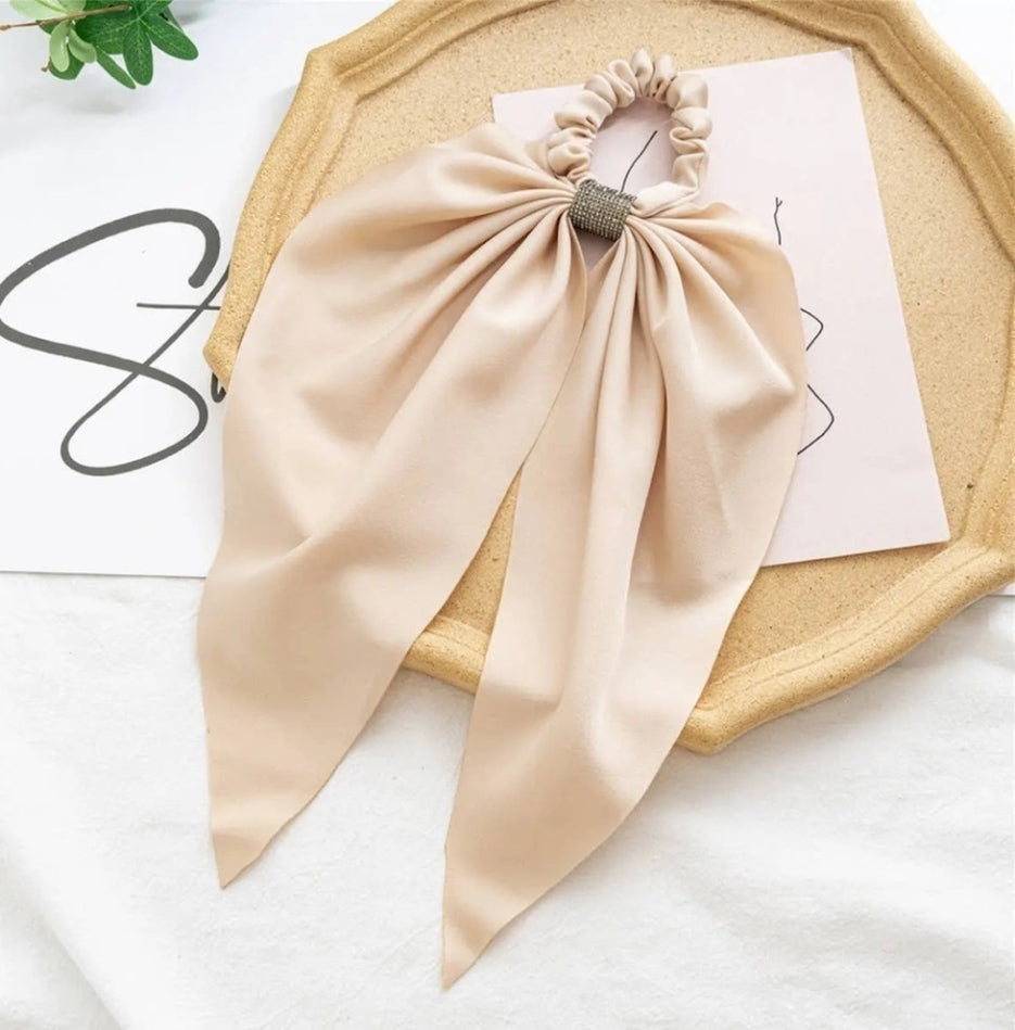 Diamond Bow Hair Tie Scrunchies ACCITY