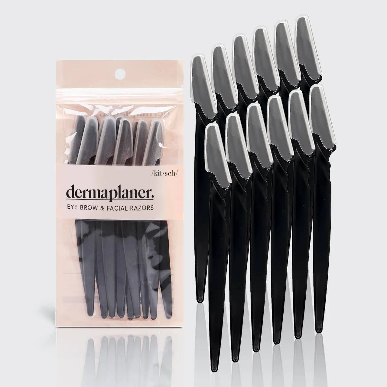 KITSCH - Dermaplaner 12 pack - Black KITSCH