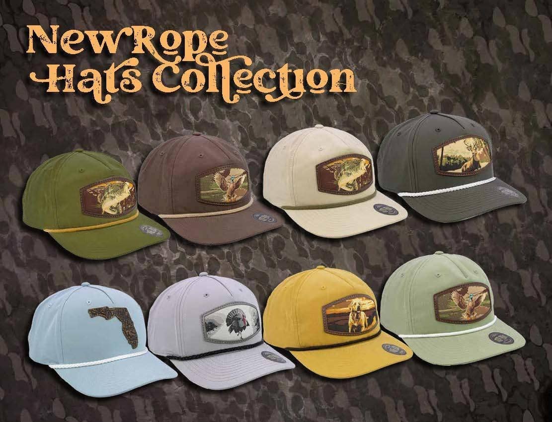 Zep-Pro - Mallard Woven Patch Rope Hat.: Dark Brown/Khaki Zep-Pro