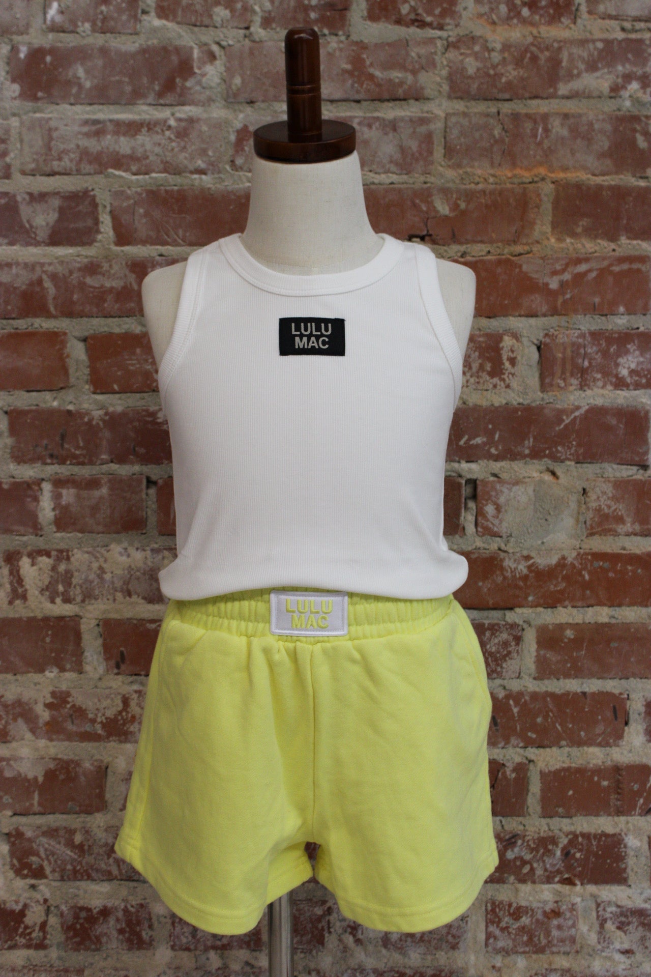 LULU MAC KIDS YELLOW TERRY CLOTH SHORTS Girlie Girl Originals