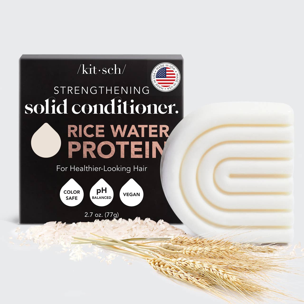 KITSCH - Rice Water Protein Conditioner Bar for Hair Growth KITSCH