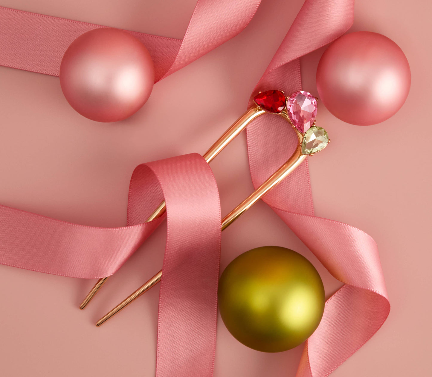 KITSCH - Holiday Gemstone French Hair Pin KITSCH