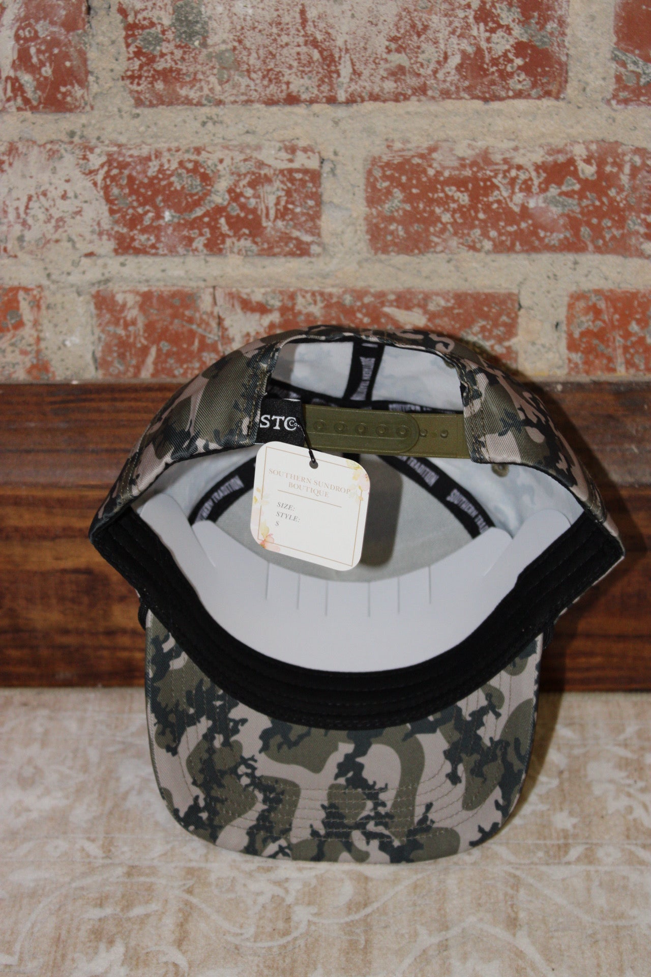 Southern Tradition Co Deep Camo Adjustable Rope Hat Southern Tradition Tradition Clothing Co