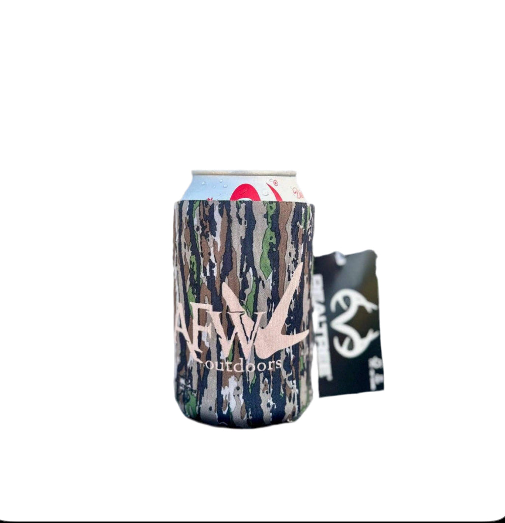 American Flyway Waterfowl Realtree Regular Can Turkey Logo Koozies American Flyway Waterfowl