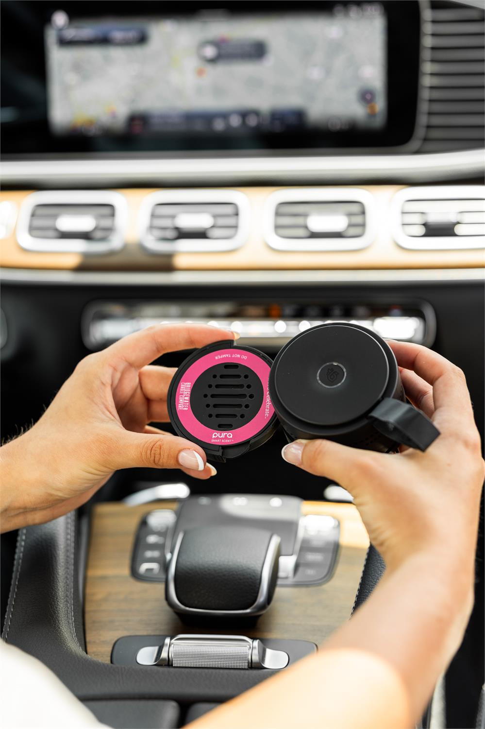 Let's Celebrate Pura Car Vial BRIDGEWATER CANDLE CO.