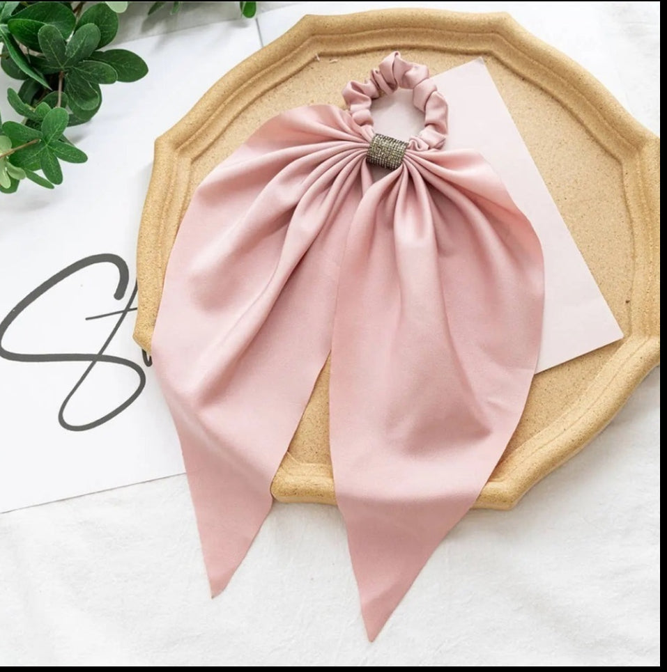 Diamond Bow Hair Tie Scrunchies ACCITY