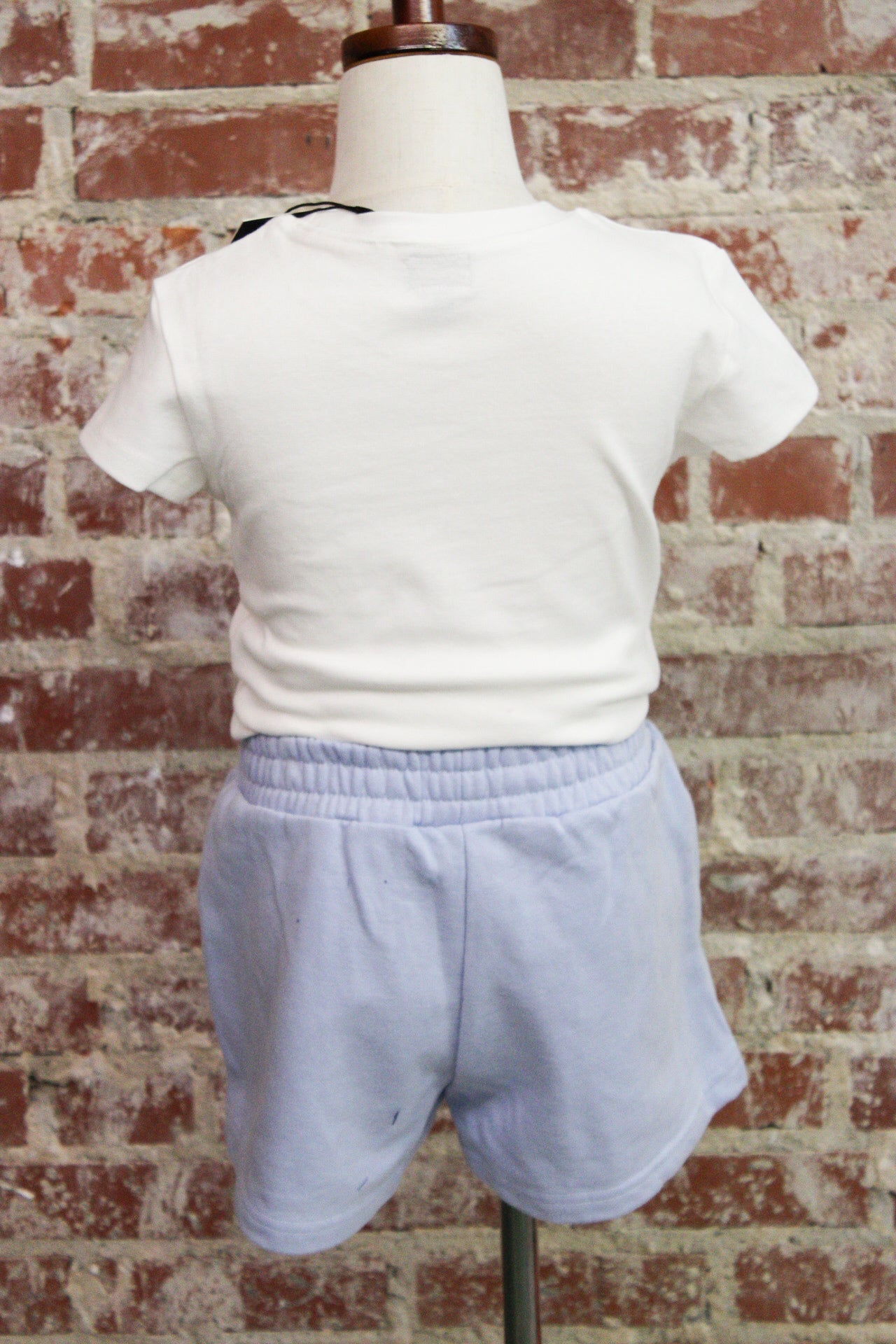 Lulu Mac Kids Light Blue Terry Cloth Shorts Girlie Girl Originals