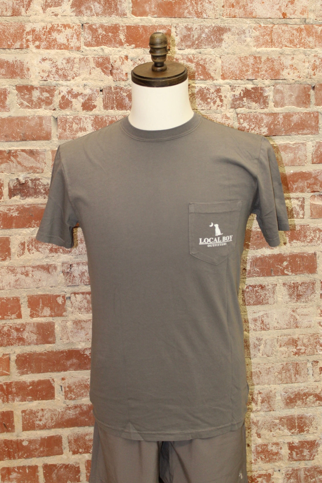 Gray Mallard Stamp SS Tee LOCAL BOY LOCAL BOY OUTFITTER