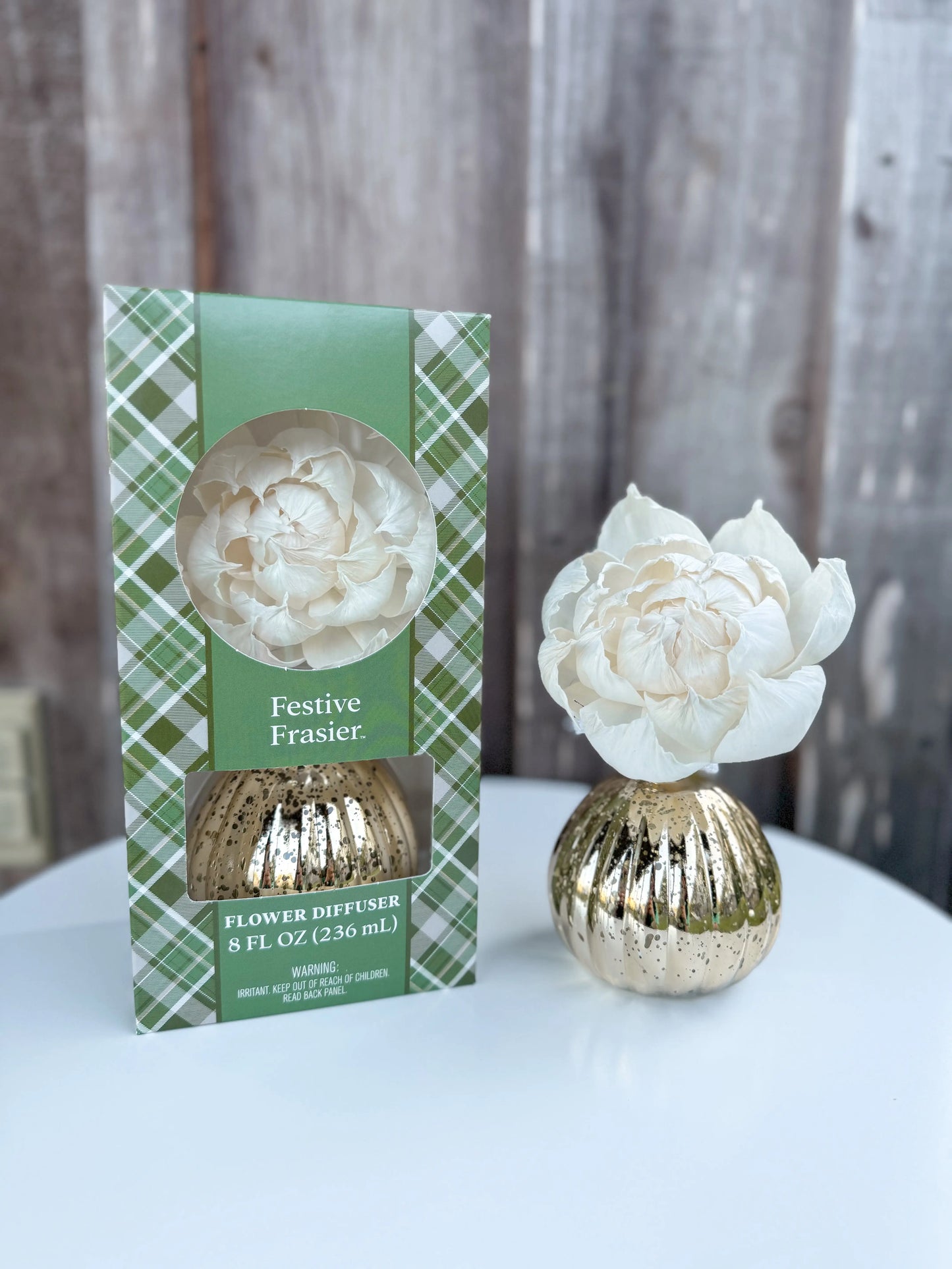 Festive Frasier Holiday Flower Diffuser BRIDGEWATER CANDLE CO.