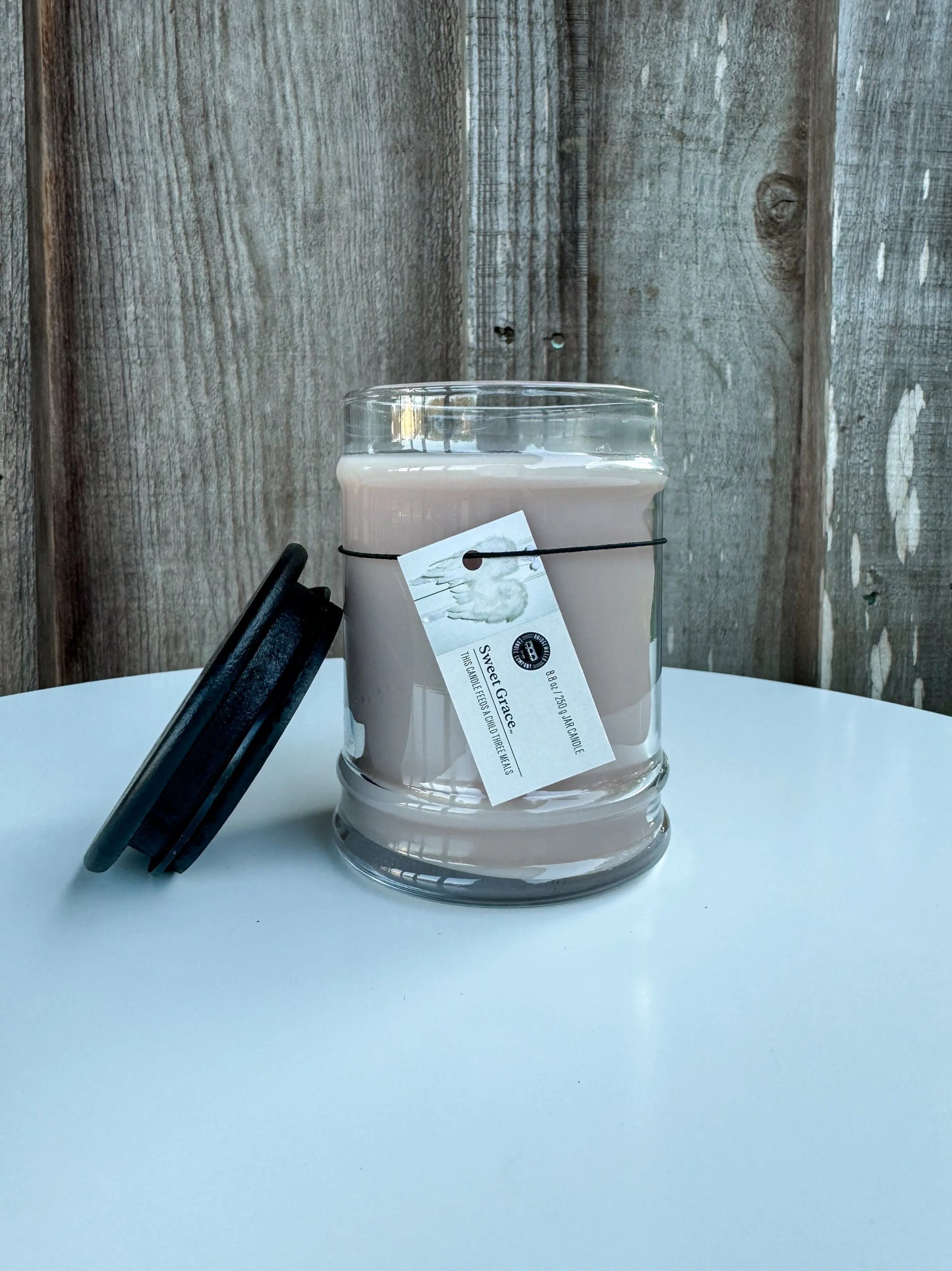 Sweet Grace 8oz Soy Wax Blend Fragranced Jar Candles BRIDGEWATER CANDLE CO.