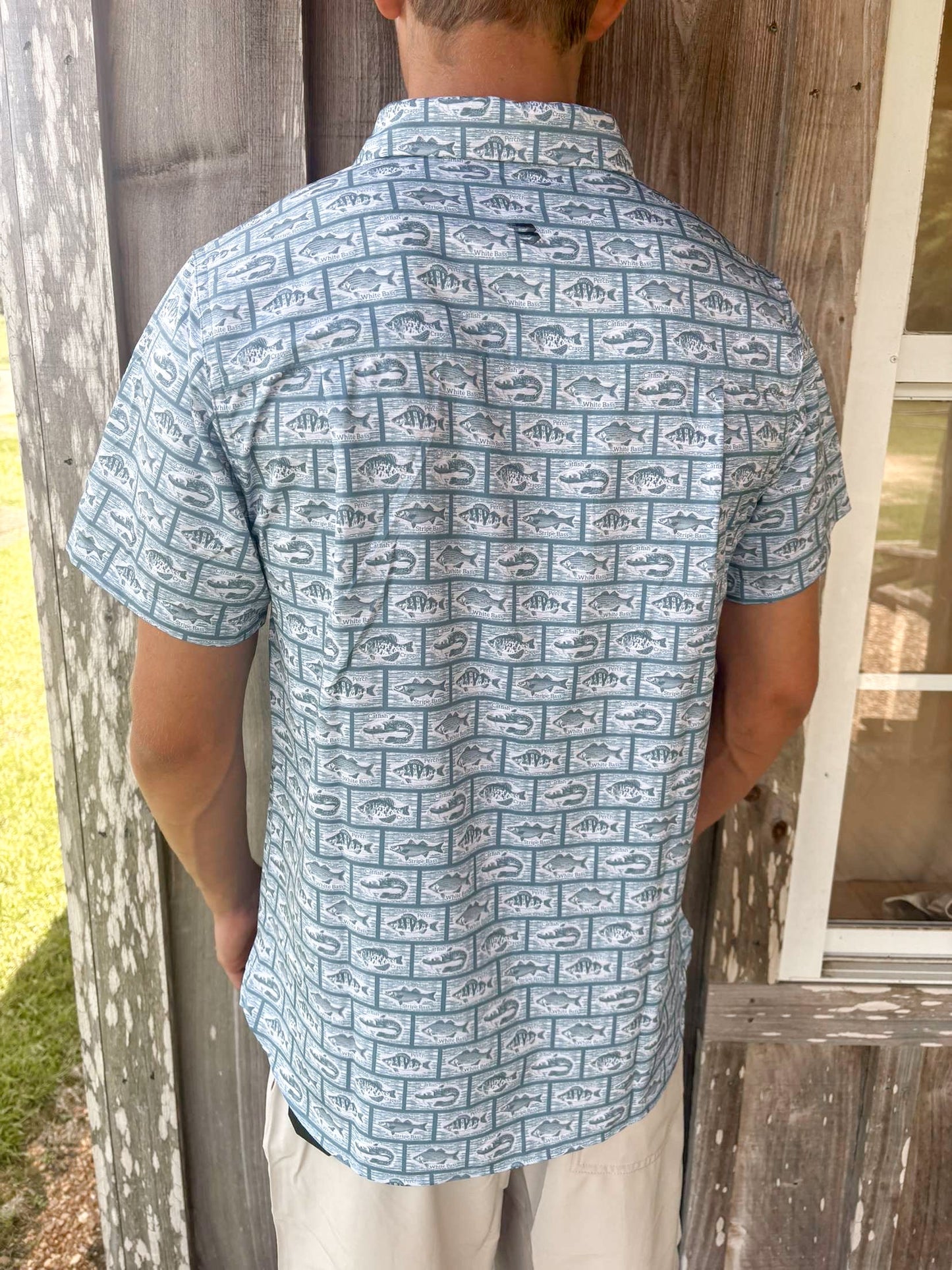 BURLEBO PERFORMANCE ANGLER'S CHOICE BUTTON UP SHIRT BURLEBO