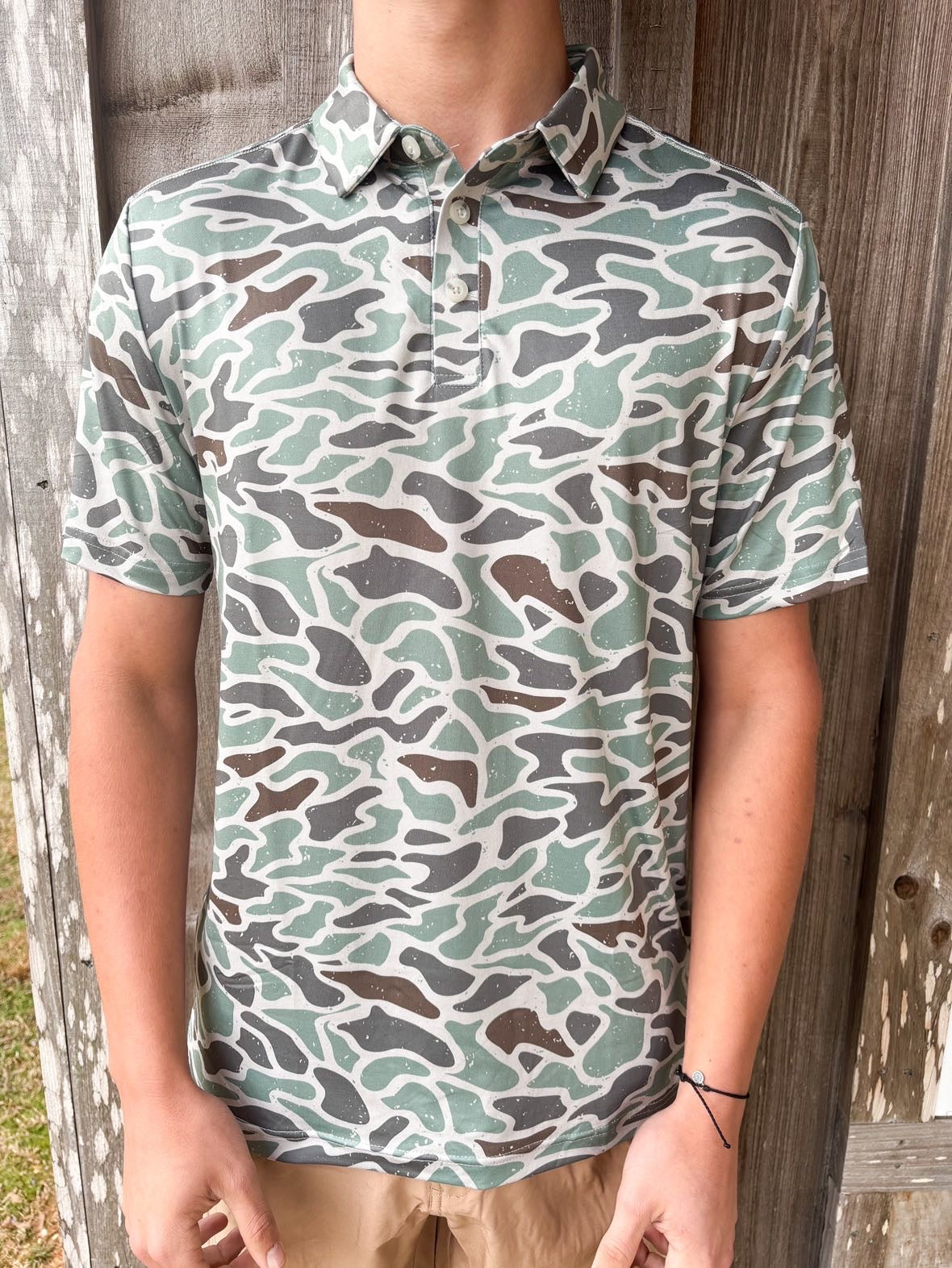 Burlebo Performance Polo - Retro Duck Camo BURLEBO