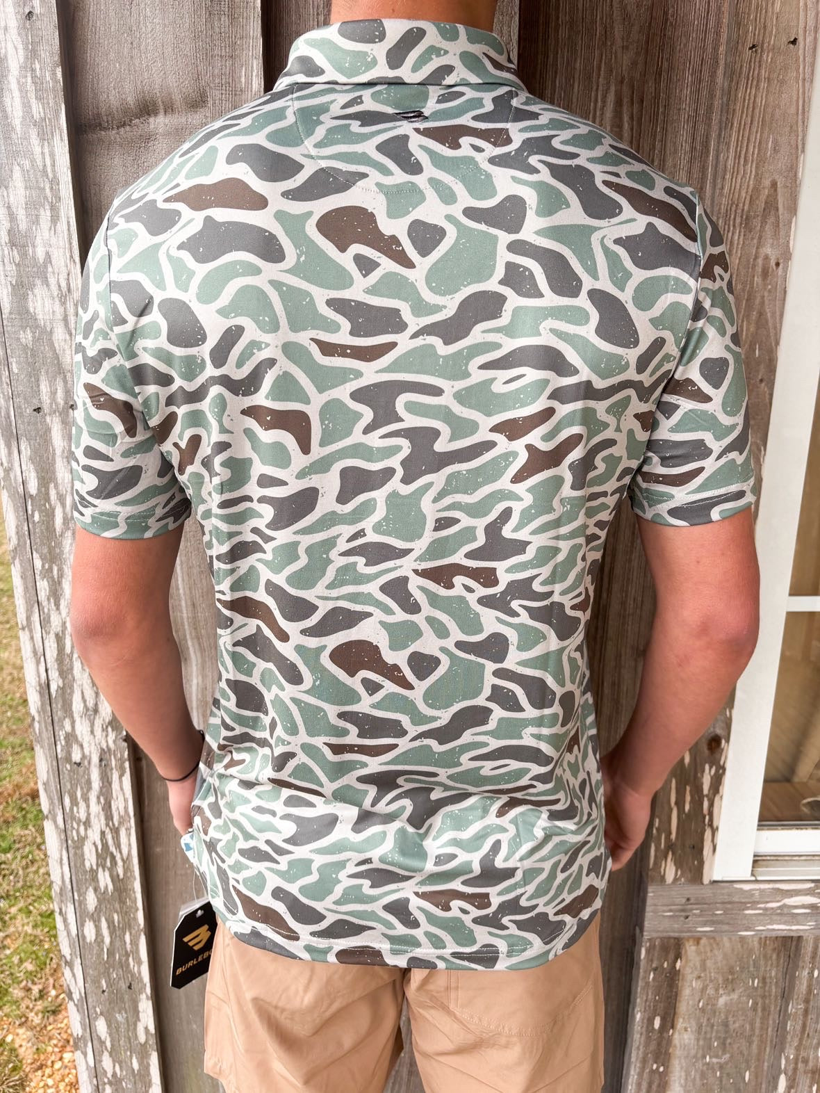 Burlebo Performance Polo - Retro Duck Camo BURLEBO