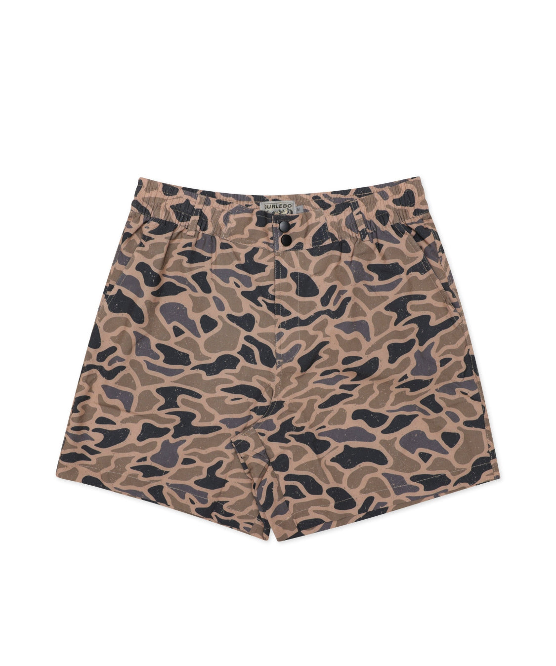 Burlebo Everyday Shorts-GAUGE CAMO - BLACK POCKET 7" BURLEBO
