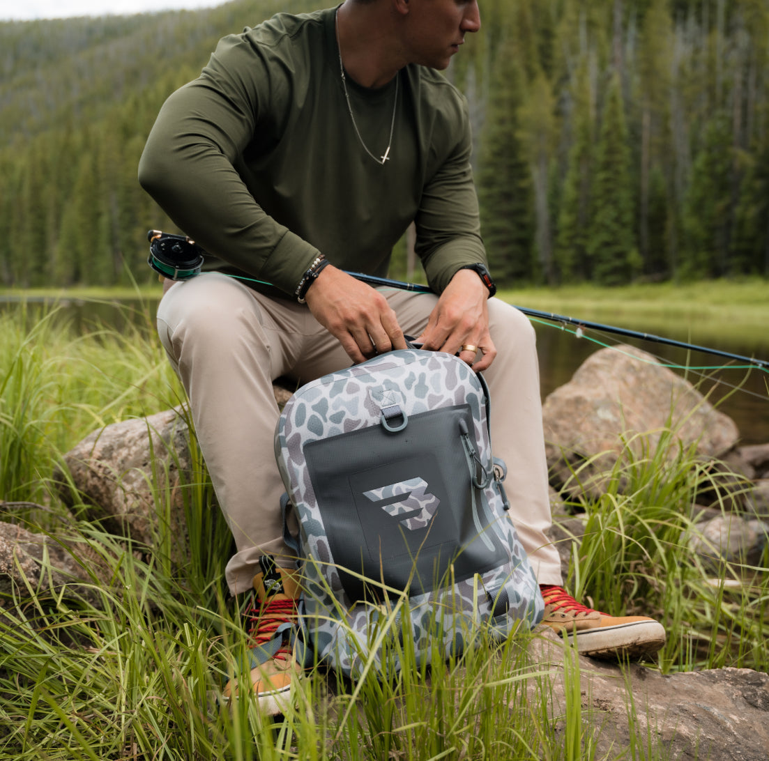 BURLEBO CLASSIC DEER CAMO WATERPROOF BACKPACK BURLEBO