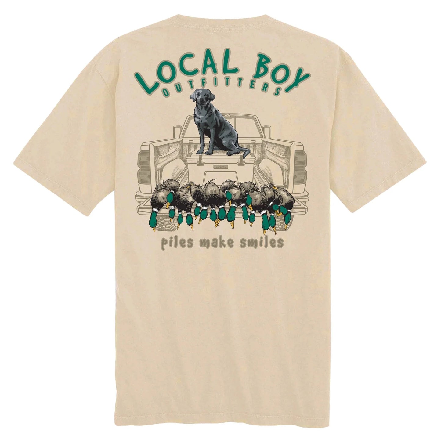 Piles Make Smiles SS Tee LOCAL BOY OUTFITTER